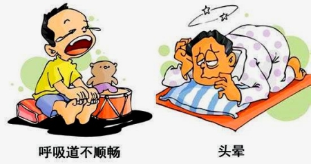 长期吸入会导致人体的部分组织受到破坏,使人体免疫力下降